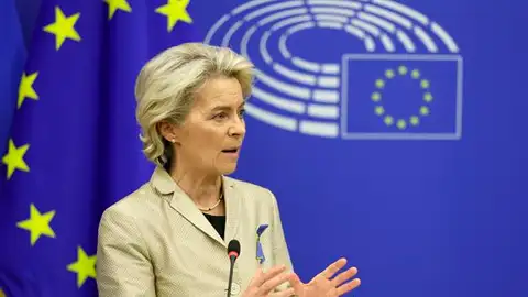 La presidenta de la Comisión Europea, Ursula von der Leyen La presidenta de la Comisión Europea, Ursula von der Leyen