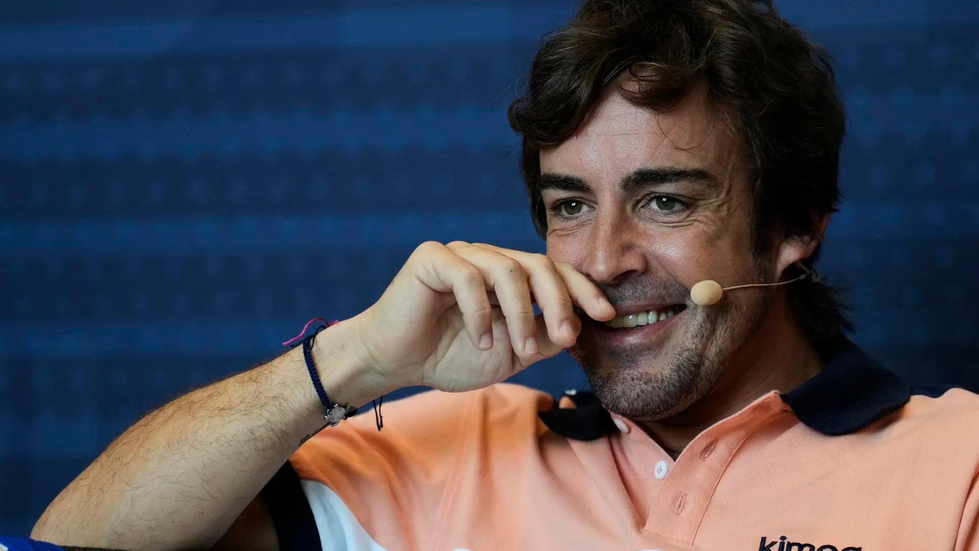 Fernando Alonso, en un acto promocional del GP de España Fernando Alonso, en un acto promocional del GP de España
