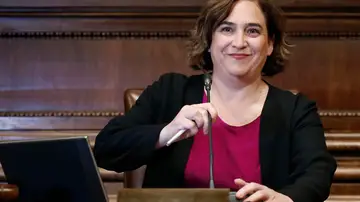 La alcaldesa de Barcelona, Ada Colau La alcaldesa de Barcelona, Ada Colau