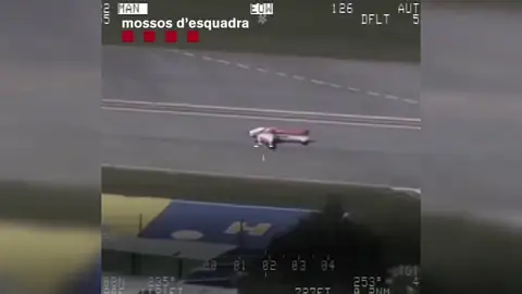 El vuelo del dron denunciado en Sabadell El vuelo del dron denunciado en Sabadell