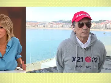 El rey visita Sansenxo. El rey visita Sansenxo.