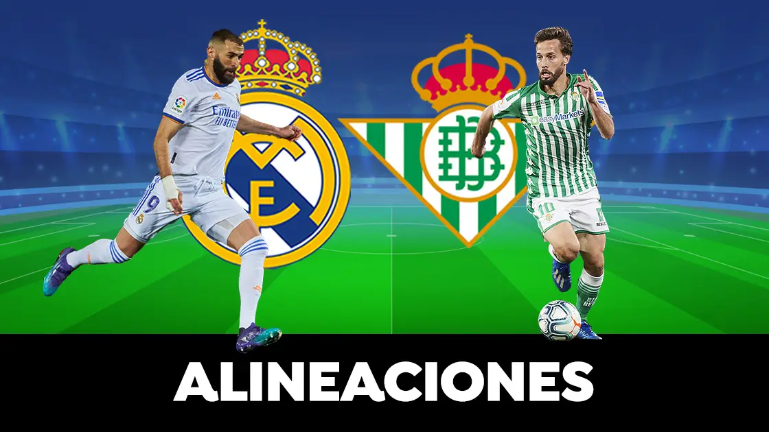 Alineaci&oacute;n del Real Madrid contra el Betis