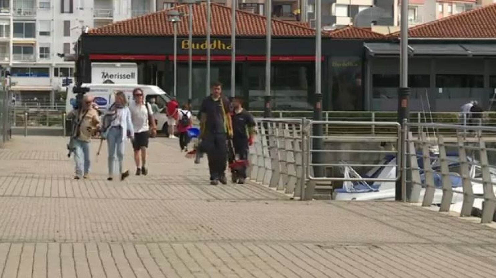 Impulso económico para Sanxenxo porque con la llegada del rey Juan Carlos I la visita de turistas es mayor