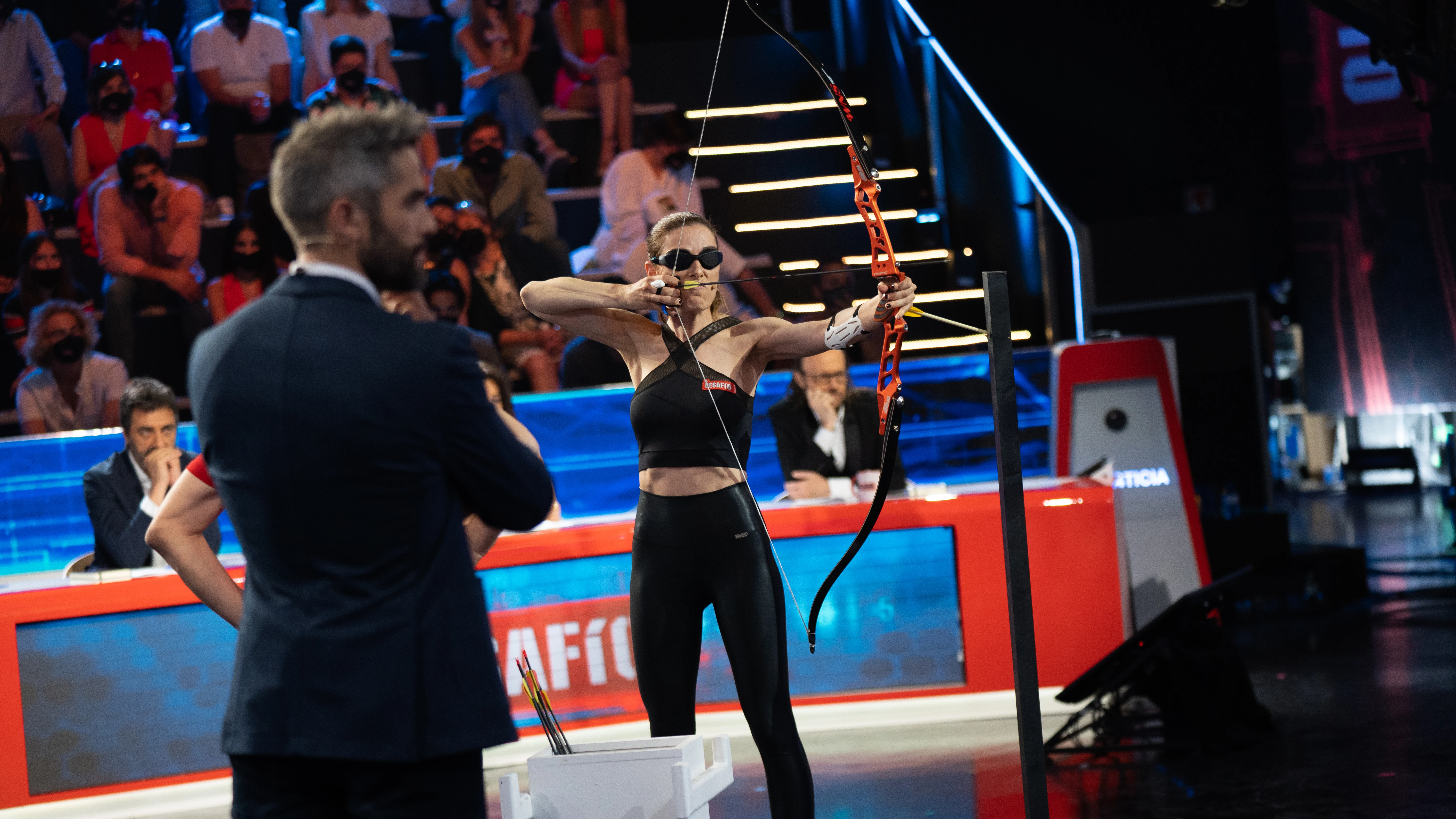 La guerrera Raquel Sánchez Silva pone el alma en el Tiro con arco a ciegas en ‘El Desafío’