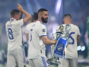 Celebración del Real Madrid por su 14ª Champions League 2022 Celebración del Real Madrid por su 14ª Champions League 2022