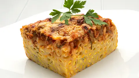 ¡Perfecto para llevar! El pastel de macarrones y pollo de Karlos Arguiñano ¡Perfecto para llevar! El pastel de macarrones y pollo de Karlos Arguiñano