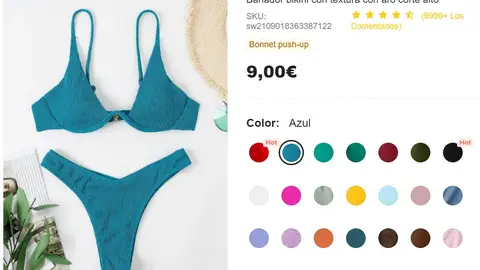 Bikni azul con aro Bikni azul con aro