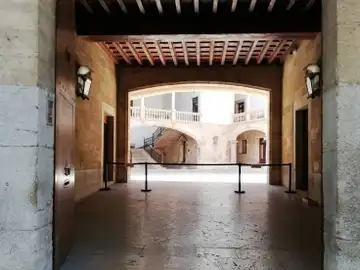 El patio de la Audiencia Provincial de Baleares El patio de la Audiencia Provincial de Baleares