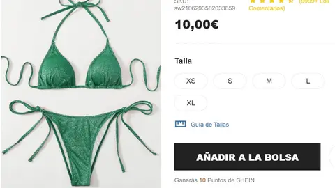Bikini verde brillante Bikini verde brillante