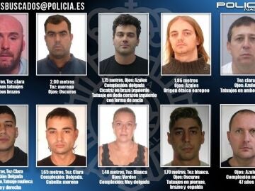 Los diez fugitivos más buscados de España