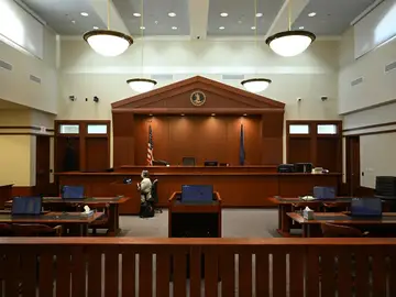 Imagen del juzgado donde se celebra el juicio entre Johnny Depp y Amber Heard Imagen del juzgado donde se celebra el juicio entre Johnny Depp y Amber Heard