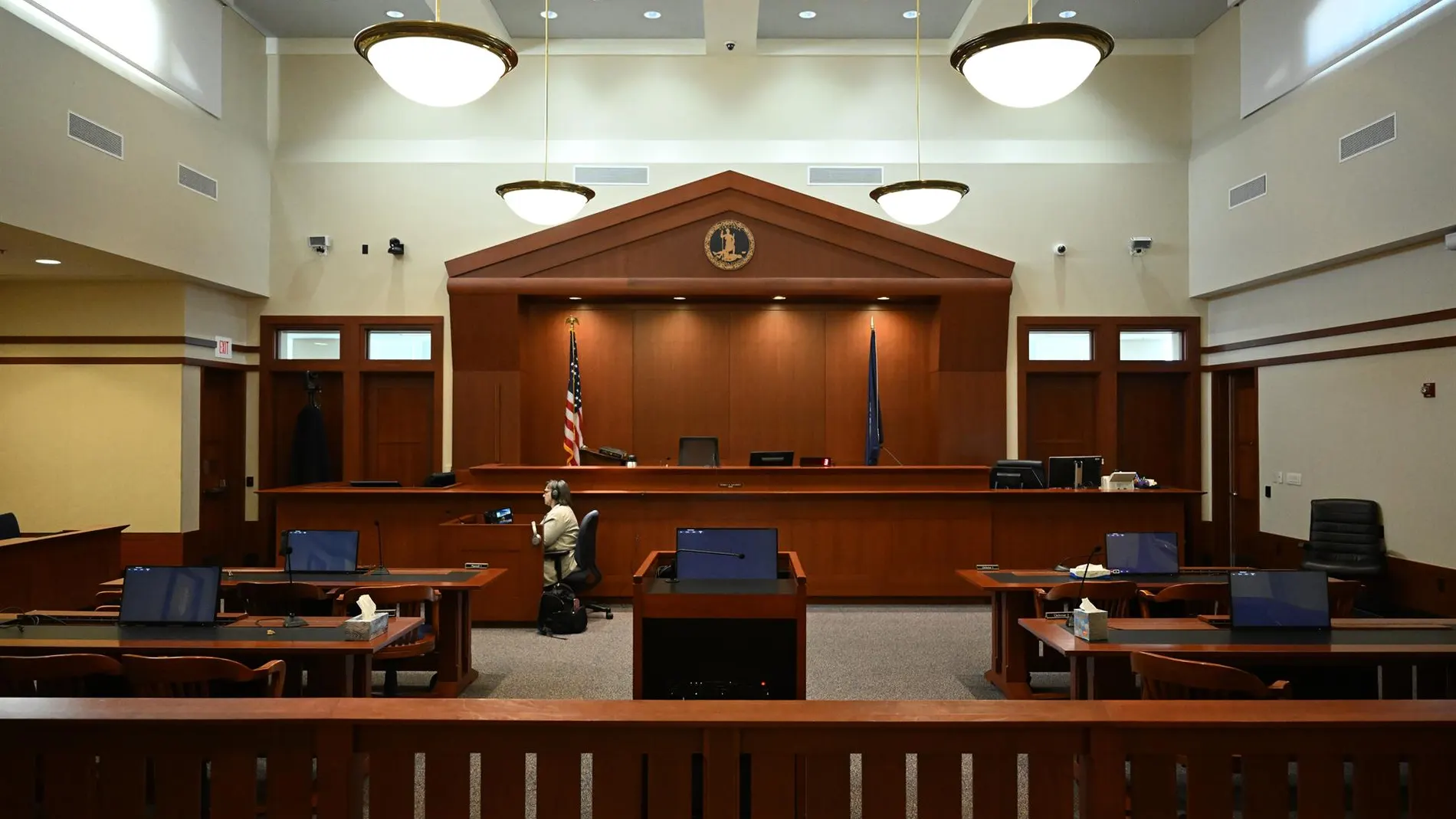 Imagen del juzgado donde se celebra el juicio entre Johnny Depp y Amber Heard