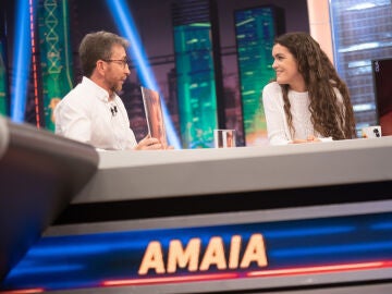 Amaia Romero confiesa 'El Hormiguero 3.0' cómo vivió su paso por Eurovisión: "Fue un poco 'durillo'"