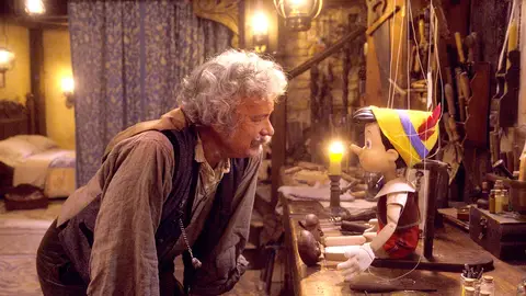 'Pinocho' con Tom Hanks como Gepetto 'Pinocho' con Tom Hanks como Gepetto