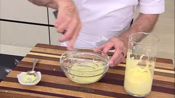 Mayonesa con aceite de girasol y wasabi, la clave de Karlos Arguiñano