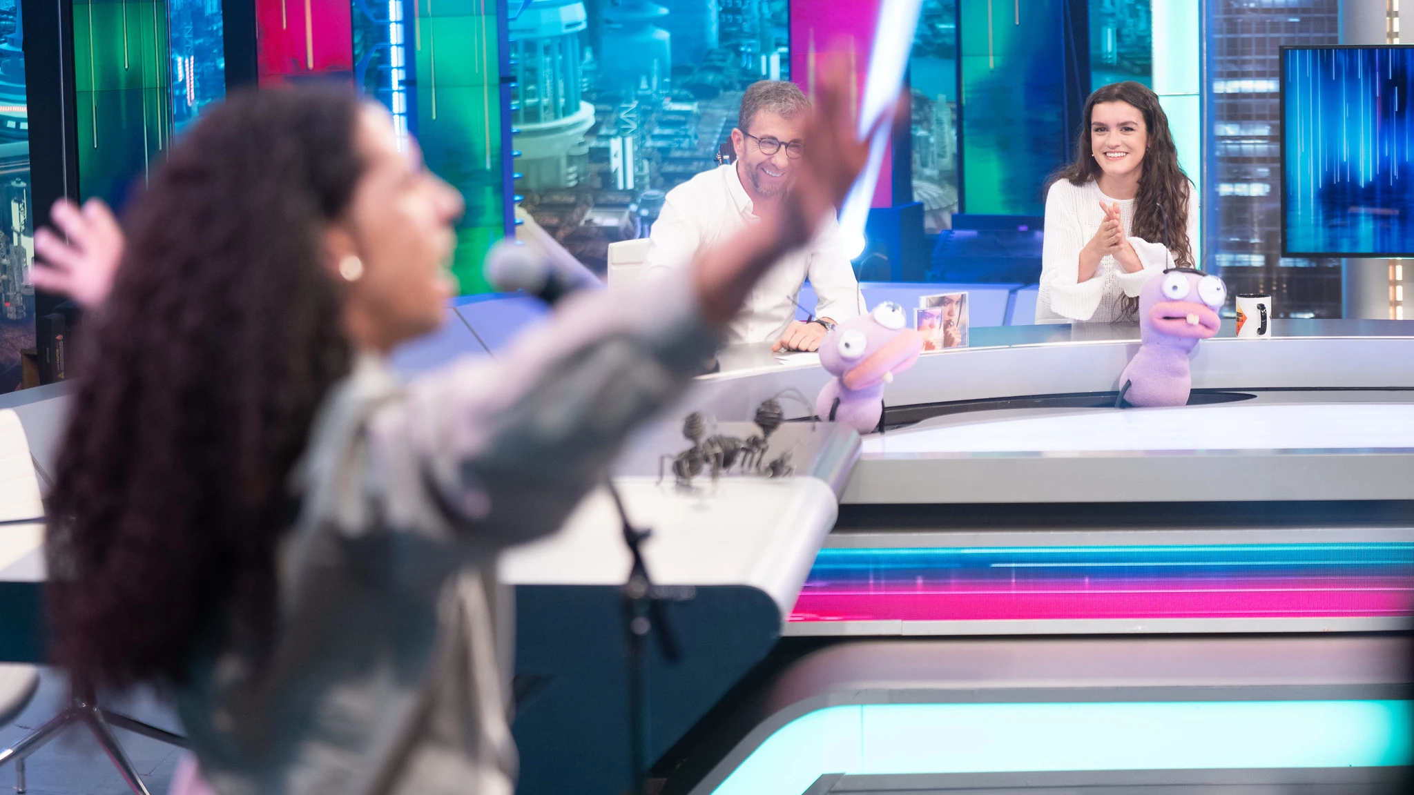Trancas y Barrancas convierten a Amaia Romero en juez de canto en 'El Hormiguero 3.0' Trancas y Barrancas convierten a Amaia Romero en juez de canto en 'El Hormiguero 3.0'
