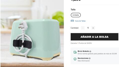 Gadget para guardar cable de electrodoméstico