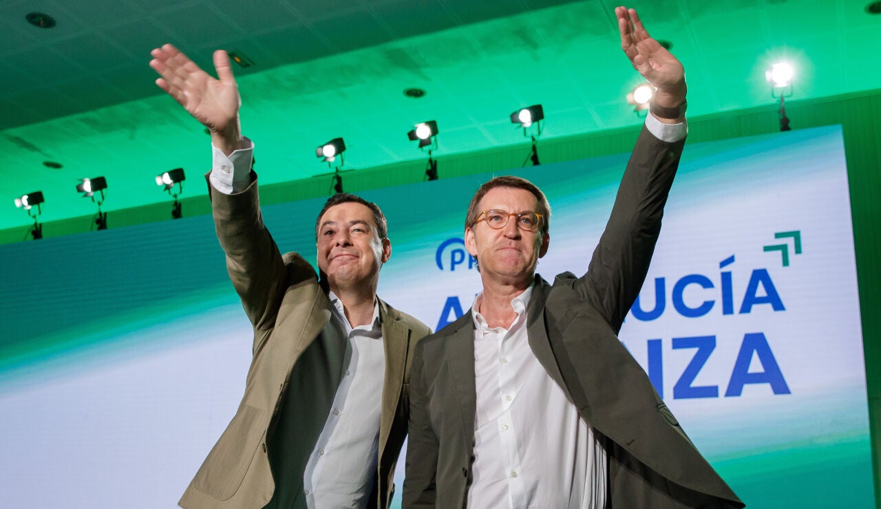 Imagen de archivo de Juanma Moreno y Feij&oacute;o