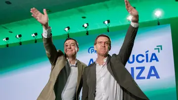 Imagen de archivo de Juanma Moreno y Feijóo Imagen de archivo de Juanma Moreno y Feijóo