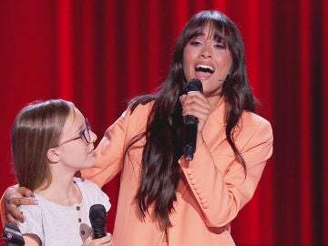 El viernes, explosi&oacute;n de emociones en 'La Voz Kids': "&iexcl;He cantado con Aitana! No me lo creo... me encanta este programa"