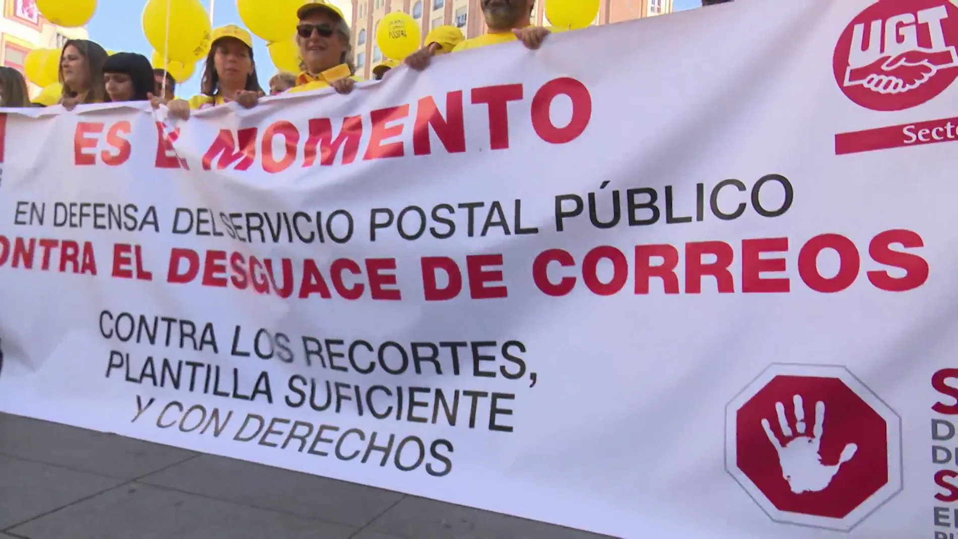 Manifestación Correos