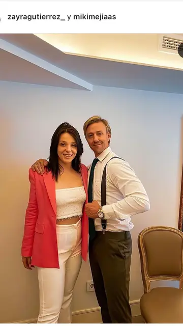 Zayra y su padre Guti comparten por primera vez una foto juntos Zayra y su padre Guti comparten por primera vez una foto juntos