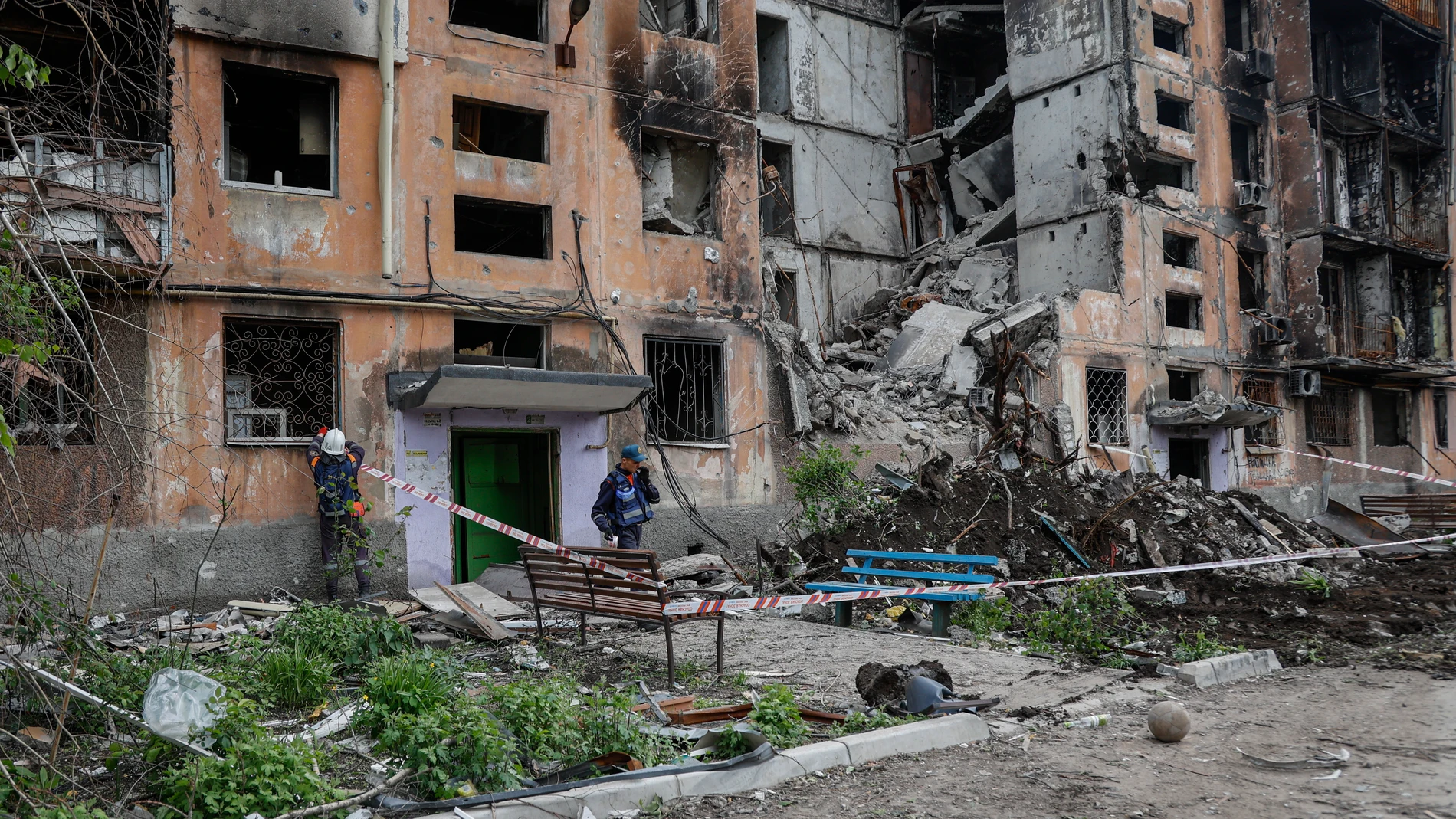 Bombardeos rusos en Donetsk y Luhansk