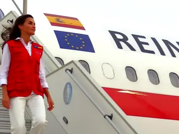 La reina Letizia llega a Mauritania en su primer viaje de Cooperación en el Magreb La reina Letizia llega a Mauritania en su primer viaje de Cooperación en el Magreb