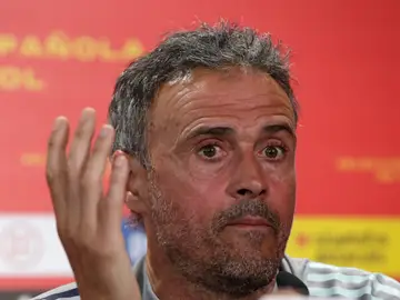 Luis Enrique analiza el partido entre España y Portugal Luis Enrique analiza el partido entre España y Portugal