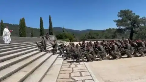 Bendicen al Ejército de Tierra en el Valle de los Caídos Bendicen al Ejército de Tierra en el Valle de los Caídos