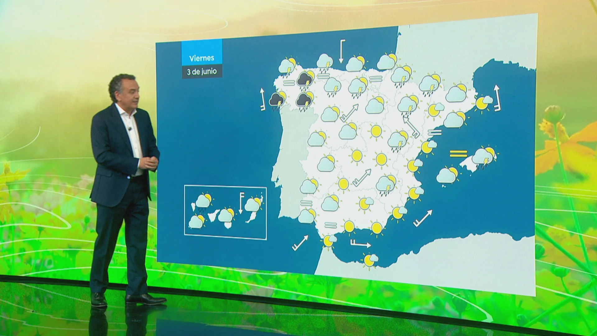 Lluvia en Galicia, Asturias, zonas de Castilla y Le&oacute;n y Extremadura 