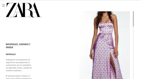 Vestido malva con flores Vestido malva con flores