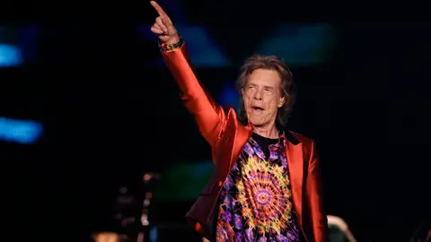 Mick Jagger en el concierto de Madrid Mick Jagger en el concierto de Madrid