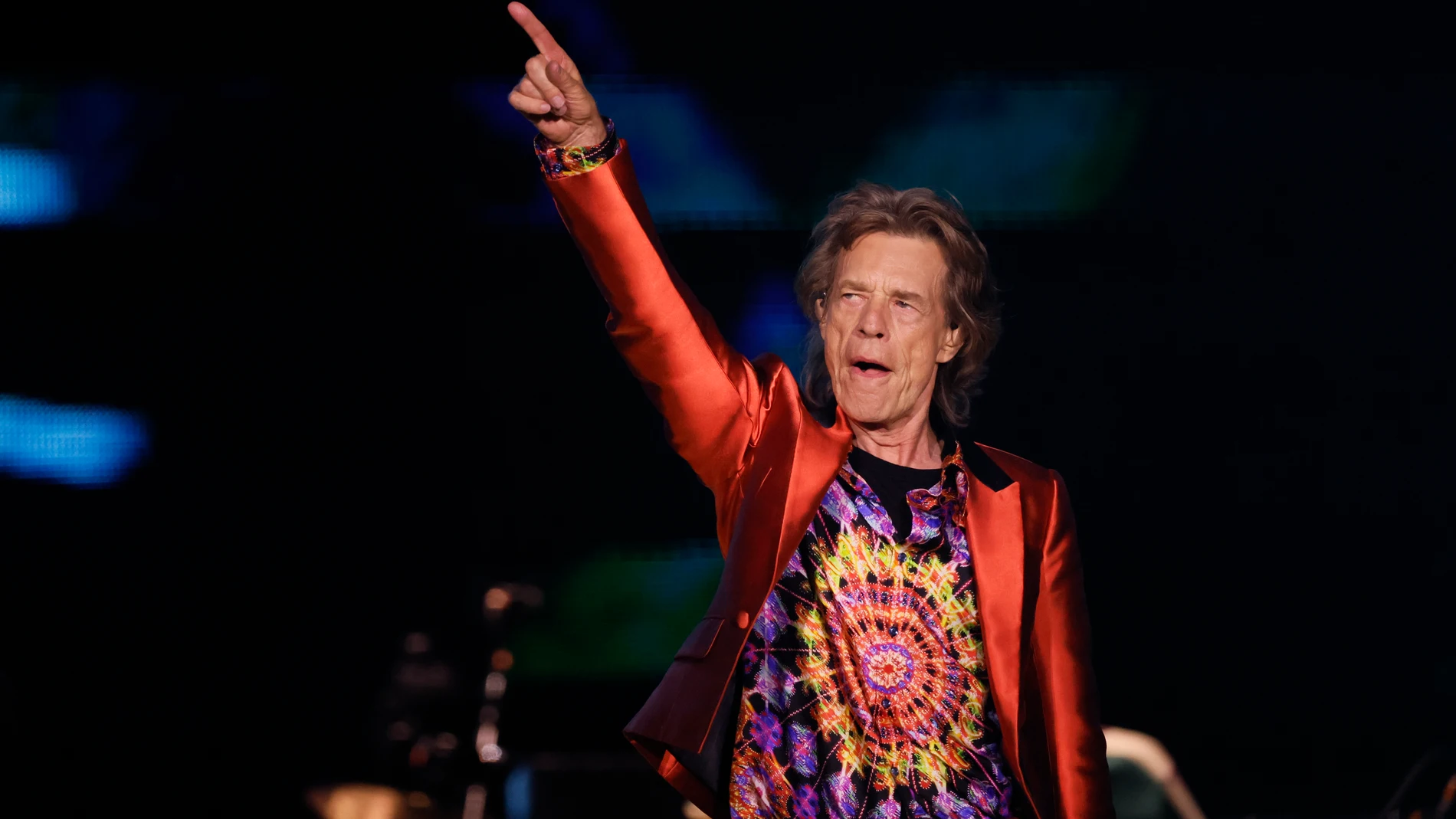 Mick Jagger en el concierto de Madrid