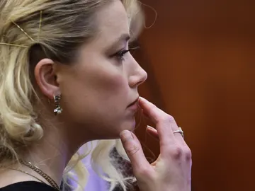 Amber Heard en una vista del juicio Amber Heard en una vista del juicio