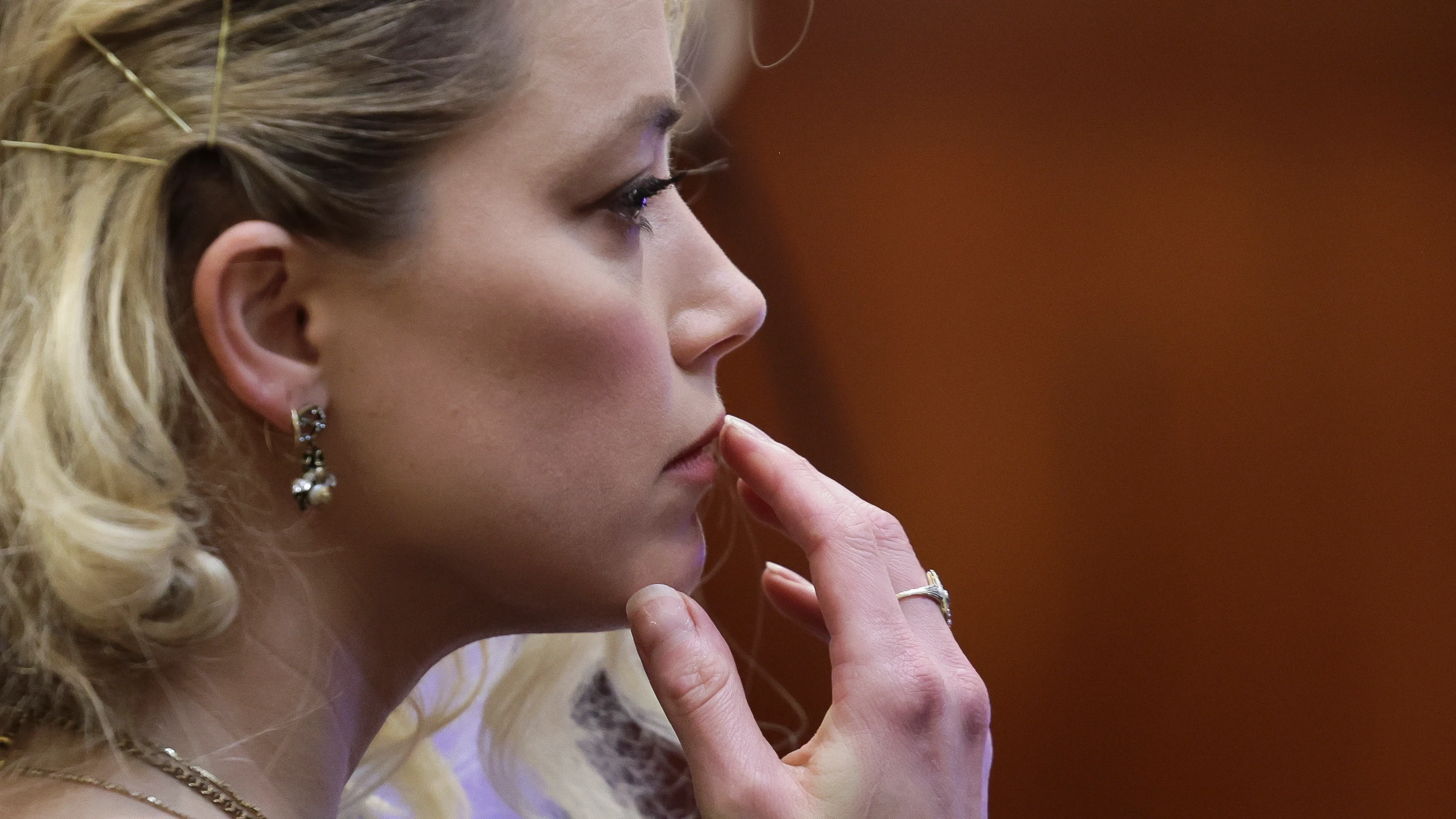 Amber Heard en una vista del juicio Amber Heard en una vista del juicio
