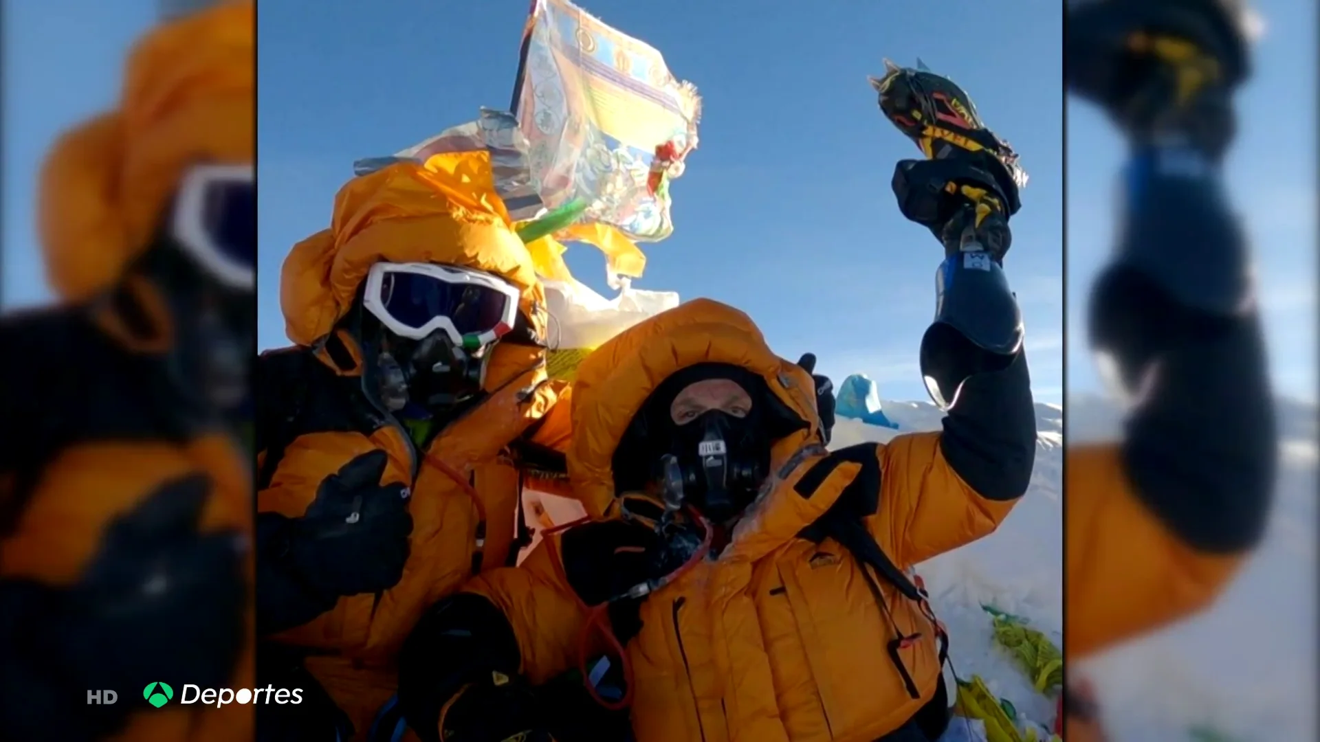 Andrea Lanfri, tercer doble amputado que logra coronar el Everest Andrea Lanfri, tercer doble amputado que logra coronar el Everest