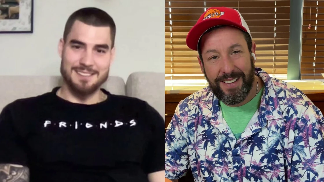 Juancho Hernangómez y Adam Sandler Juancho Hernangómez y Adam Sandler