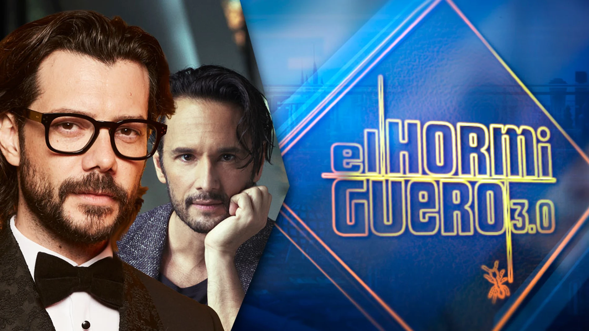 Álvaro Morte y Rodrigo Santoro en 'El Hormiguero 3.0'