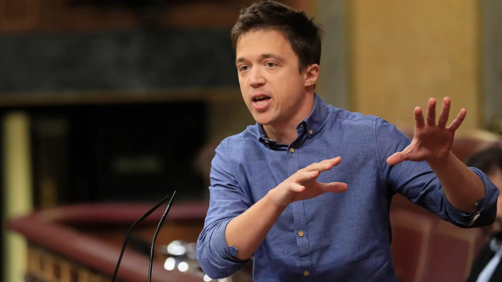 Íñigo Errejón en el Congreso de los Diputados Íñigo Errejón en el Congreso de los Diputados