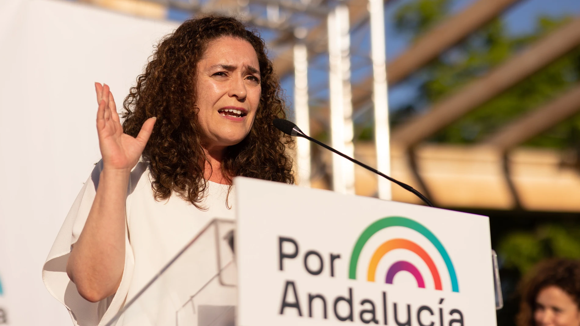 La candidata a la presidencia de la Junta de Andalucía de &#39;Por Andalucía&#39;, Inmaculada Nieto