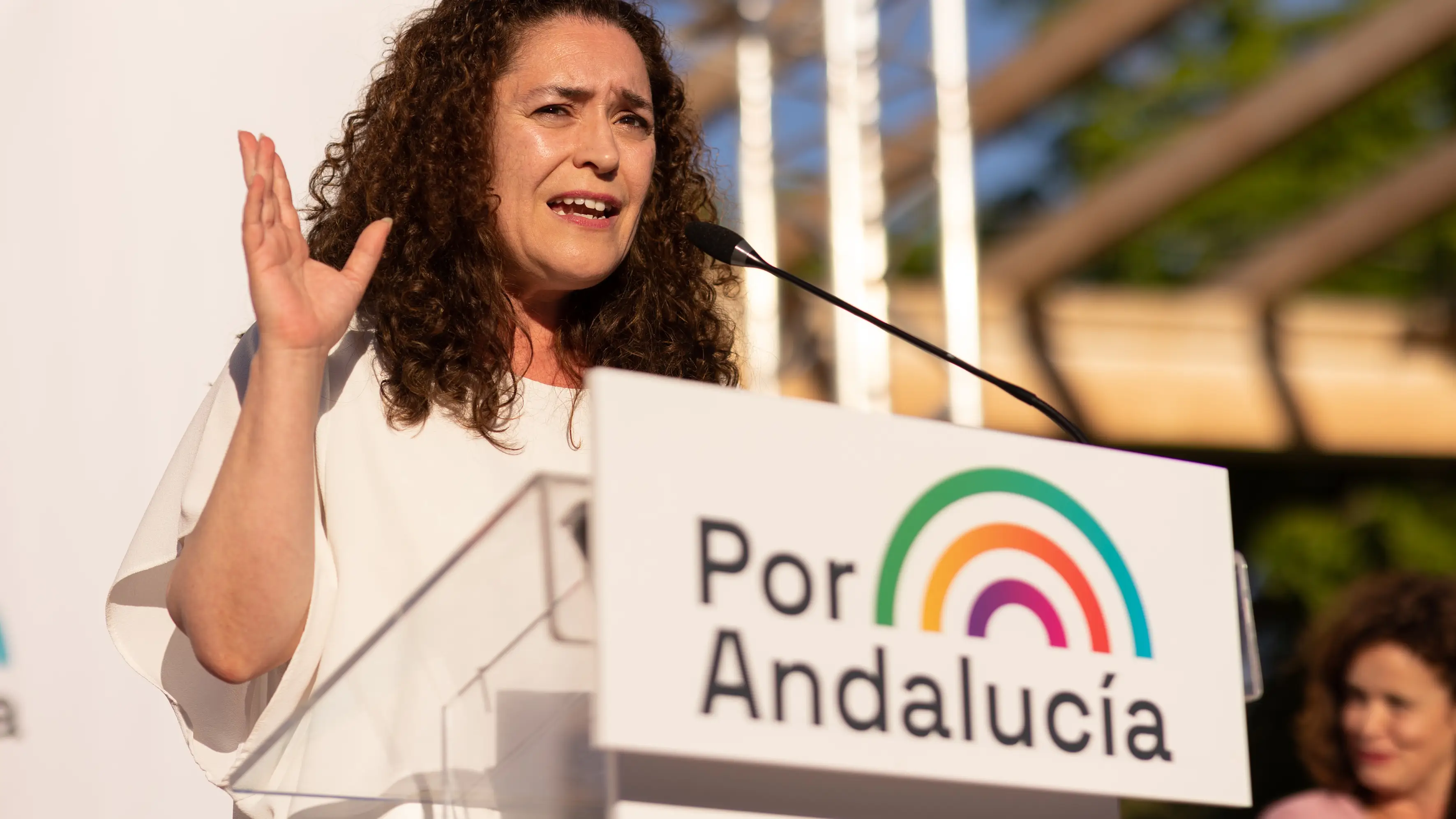 La candidata a la presidencia de la Junta de Andalucía de 'Por Andalucía', Inmaculada Nieto La candidata a la presidencia de la Junta de Andalucía de 'Por Andalucía', Inmaculada Nieto