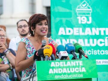 Teresa Rodríguez, candidata a las elecciones de Andalucía 2022