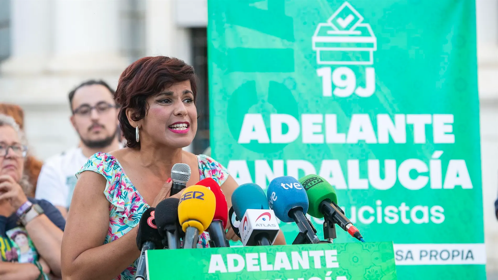 Teresa Rodríguez, candidata a las elecciones de Andalucía 2022