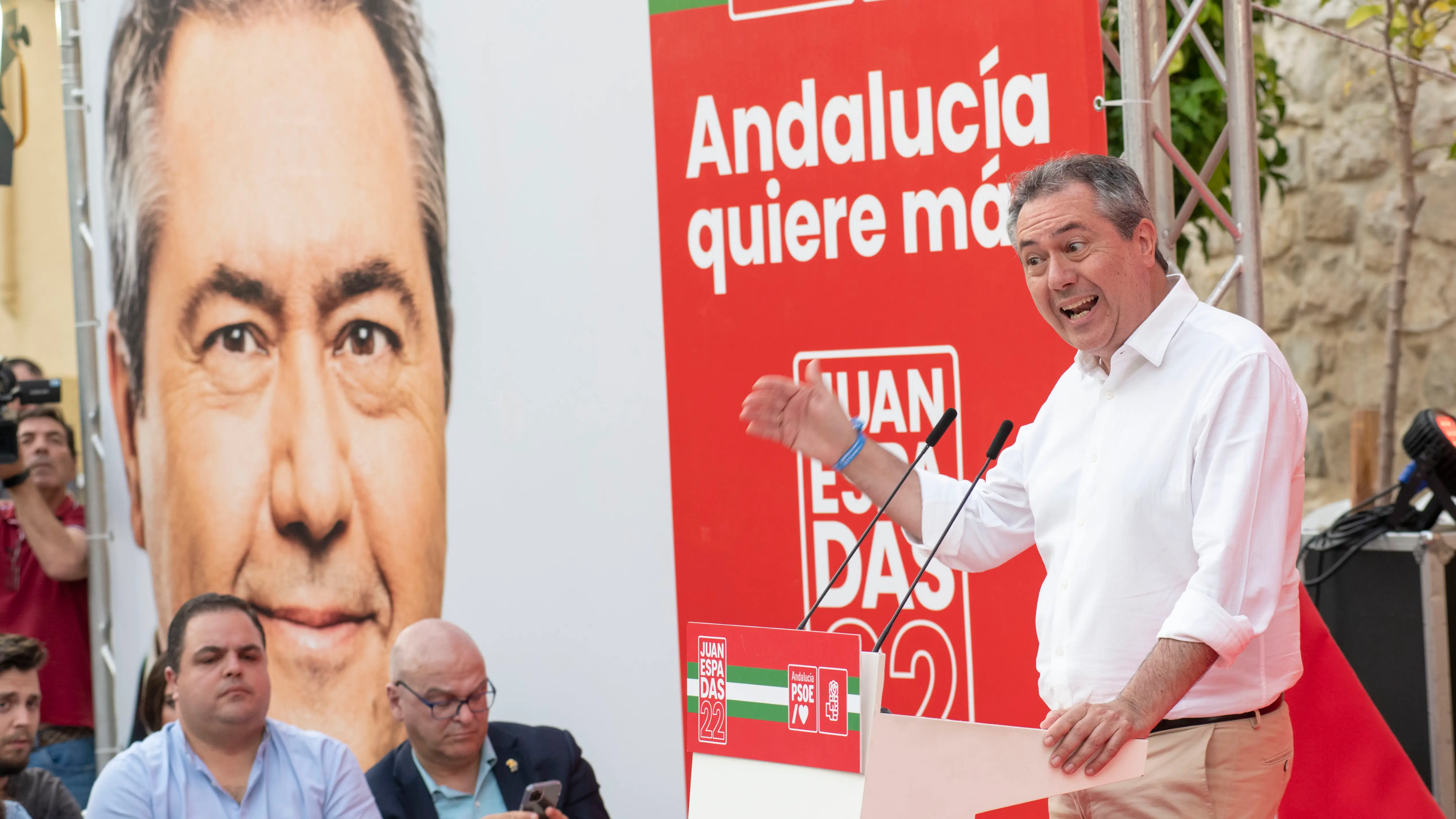 El candidato del PSOE, Juan Espadas El candidato del PSOE, Juan Espadas