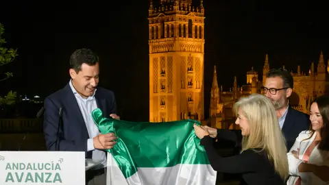 El presidente andaluz y candidato del PP a la reelección, Juanma Moreno El presidente andaluz y candidato del PP a la reelección, Juanma Moreno