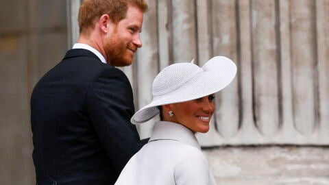 Meghan y Harry disfrutan del Jubileo de Platino de Isabel II