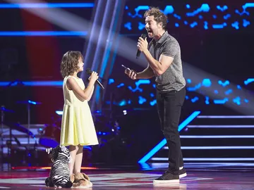David Bisbal y Leonor Villalba, pura ternura cantando ‘Mucho más allá’ de Frozen en ‘La Voz Kids’ David Bisbal y Leonor Villalba, pura ternura cantando ‘Mucho más allá’ de Frozen en ‘La Voz Kids’