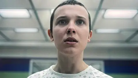 Millie Bobby Brown, Eleven, en el capítulo 5 de 'Stranger Things 4' Millie Bobby Brown, Eleven, en el capítulo 5 de 'Stranger Things 4'