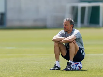 Luis Enrique: "Lo bonito de Rafa Nadal es cuando pierde, que lo hace poco" Luis Enrique: "Lo bonito de Rafa Nadal es cuando pierde, que lo hace poco"